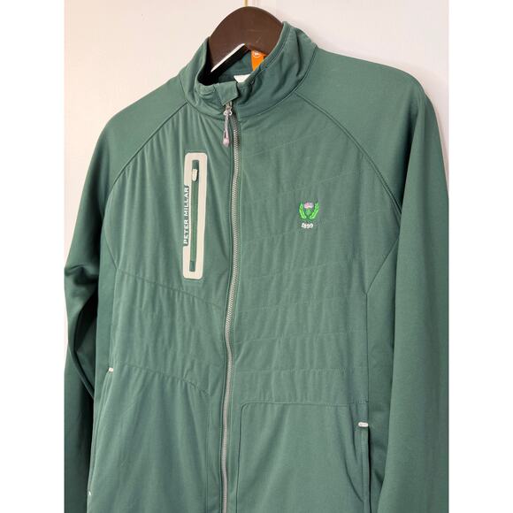 Peter Millar Men's Balsam Green Merge Elite Hybrid Jacket Performance Golf M - Picture 9 of 14